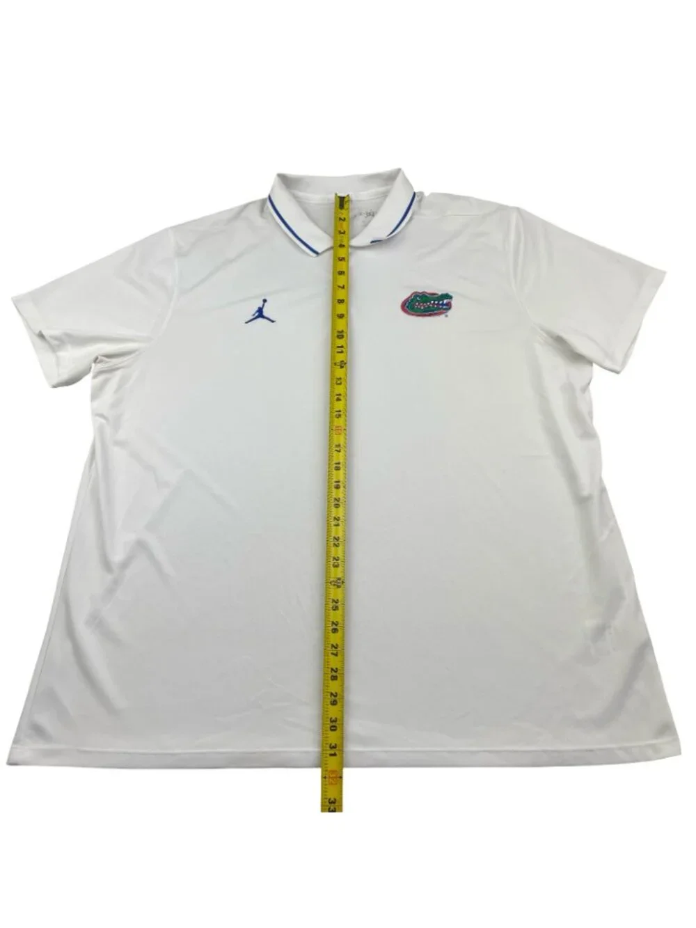 Florida Gators UF x Jordan Men's Performance S/S Polo Shirt White • 2XL